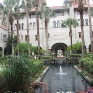 Courtyard, old Hotel Alcazar, St Augustine, Florida